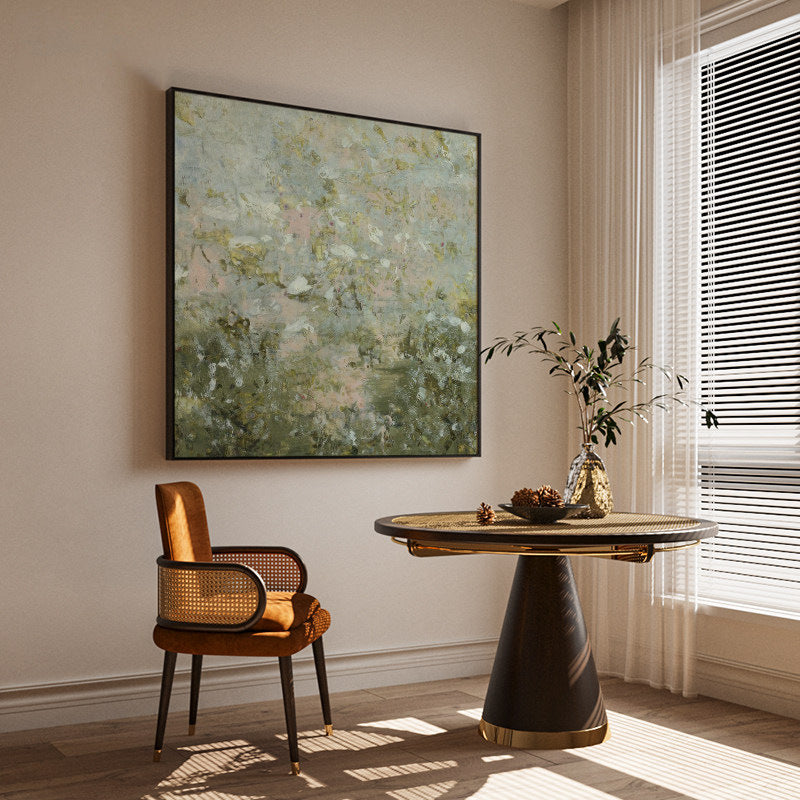 Florale abstrakte Wandkunst