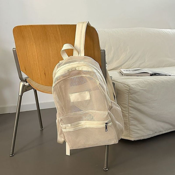 Stylische Mesh-Rucksack Karnz