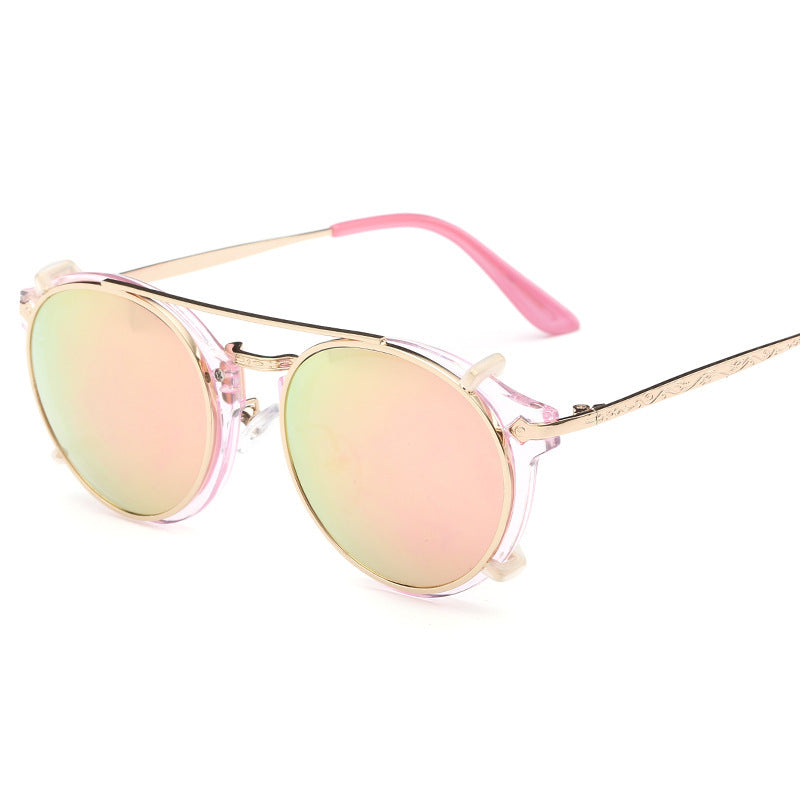 Damen designorientierte Sonnenbrille mit hochwertigem Metallrahmen Karnz