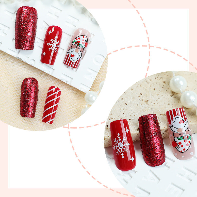 Urlaubs-Themen Press-On Nagelkunstset Karnz