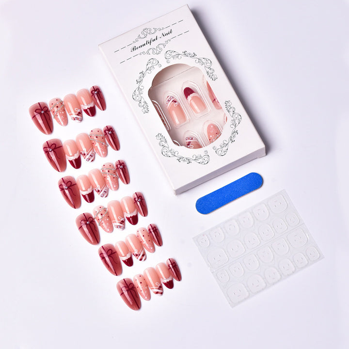 Festliches Themen Press-On Nagelkunstset