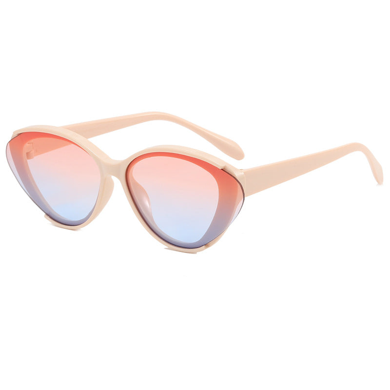 Damen Oversized Sonnenbrille mit Farbverlauf Karnz