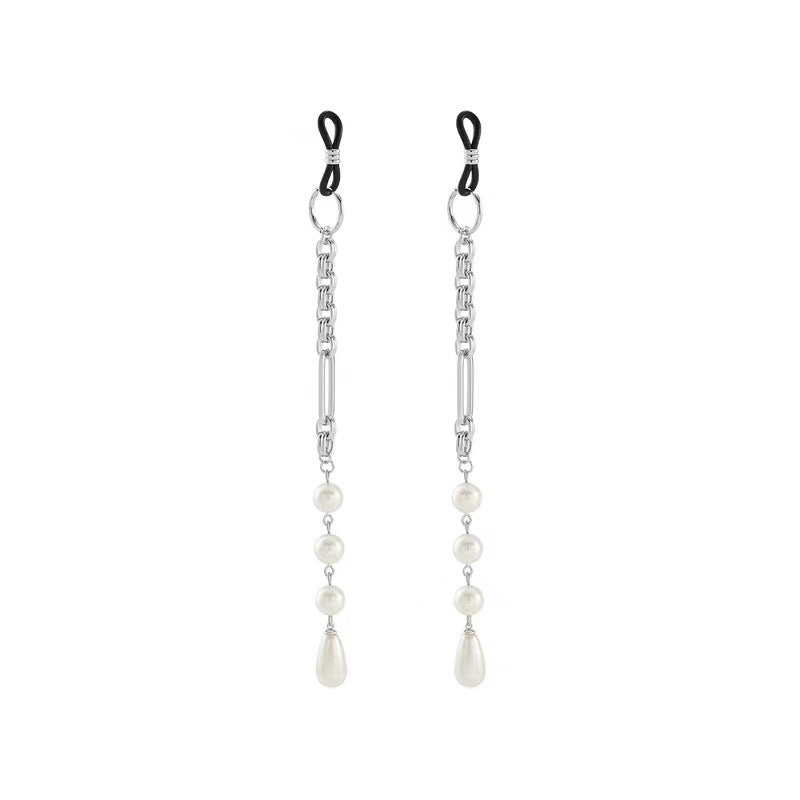 Elegante Perlen-Verbund Brillen Kette Karnz