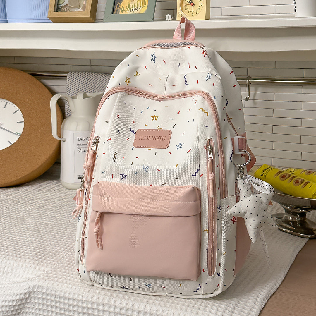 Trendy Dekorative Gemusterte Rucksack Karnz