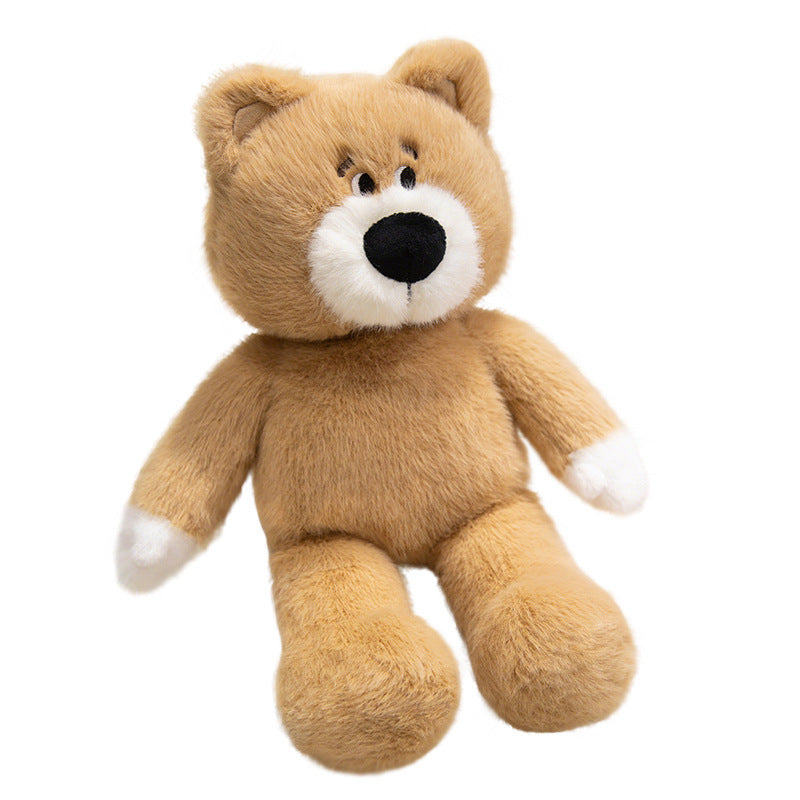 Klassisches Retro-Stil Plüschbär Komforter mit rundem Schnauze & kontrastierenden Pfotenspitzen Karnz