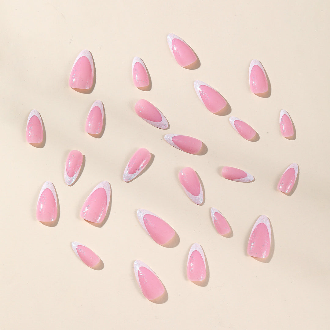 Elegante Acryl Stiletto Nagel Kunst Extensions Karnz