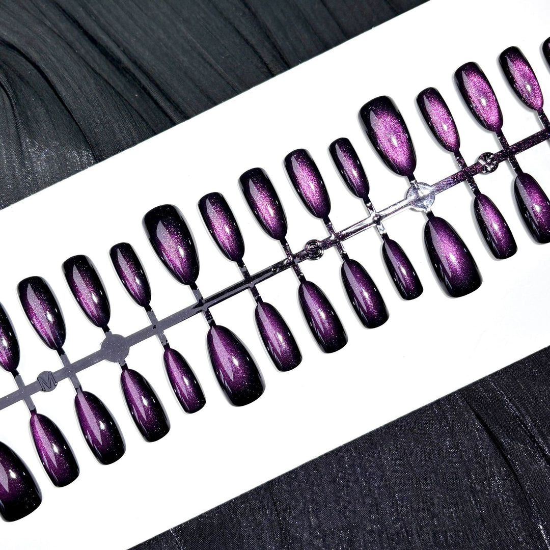 Glitzerndes Press-On-Nagelset