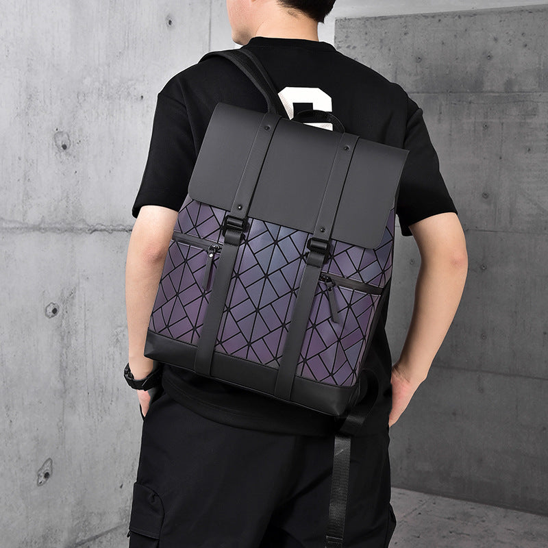 Stylische geometrisch gemusterte Rucksack Karnz