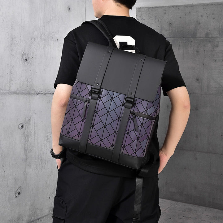 Stylische geometrisch gemusterte Rucksack Karnz