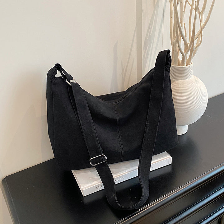 WoSoft Wildleder Hobo Handtasche Karnz