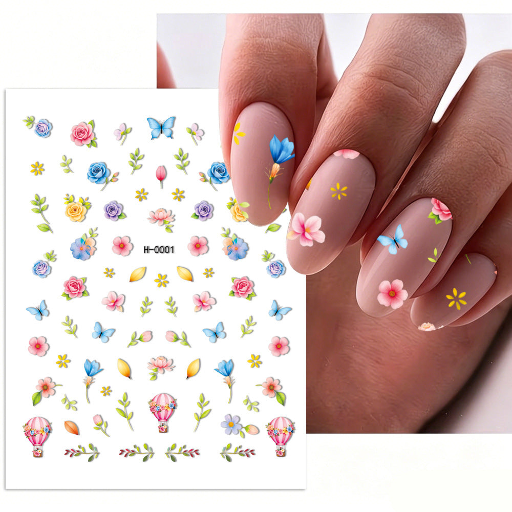 Kreative Nagelkunst Aufkleber