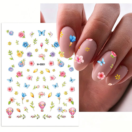 Kreative Nagelkunst Aufkleber