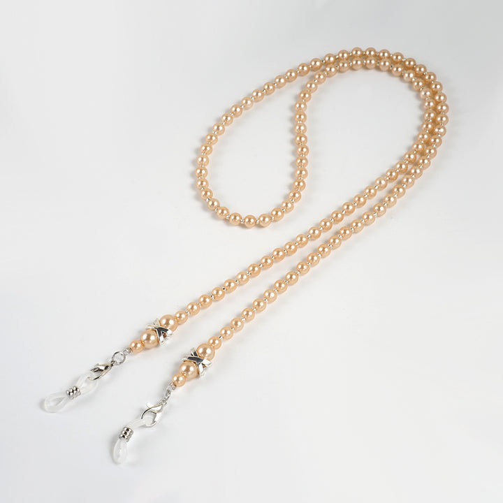 Elegante Perlen Brille Kette Karnz