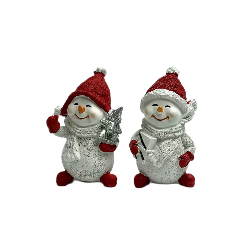 Freundliche Weihnachtsmann Dekofigur Karnz