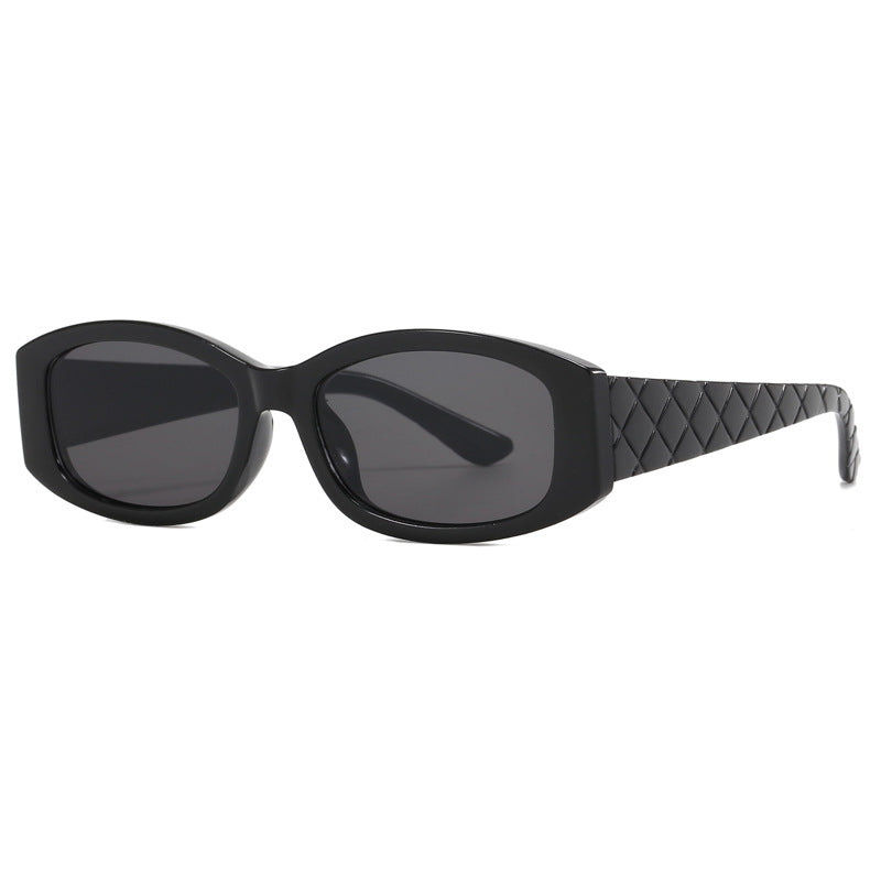 Damen Modische Retro-Sonnenbrille mit quadratischer Fassung Karnz
