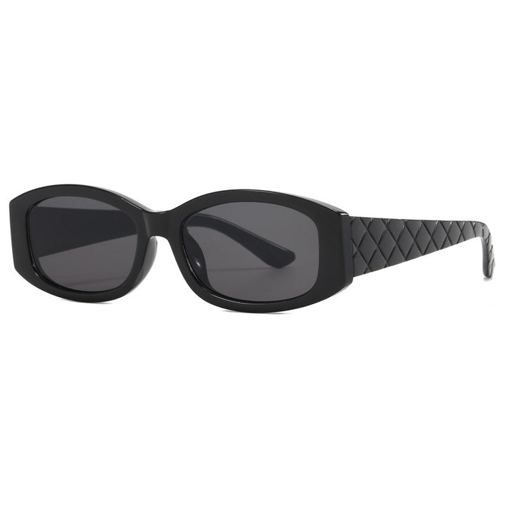 Damen Modische Retro-Sonnenbrille mit quadratischer Fassung Karnz