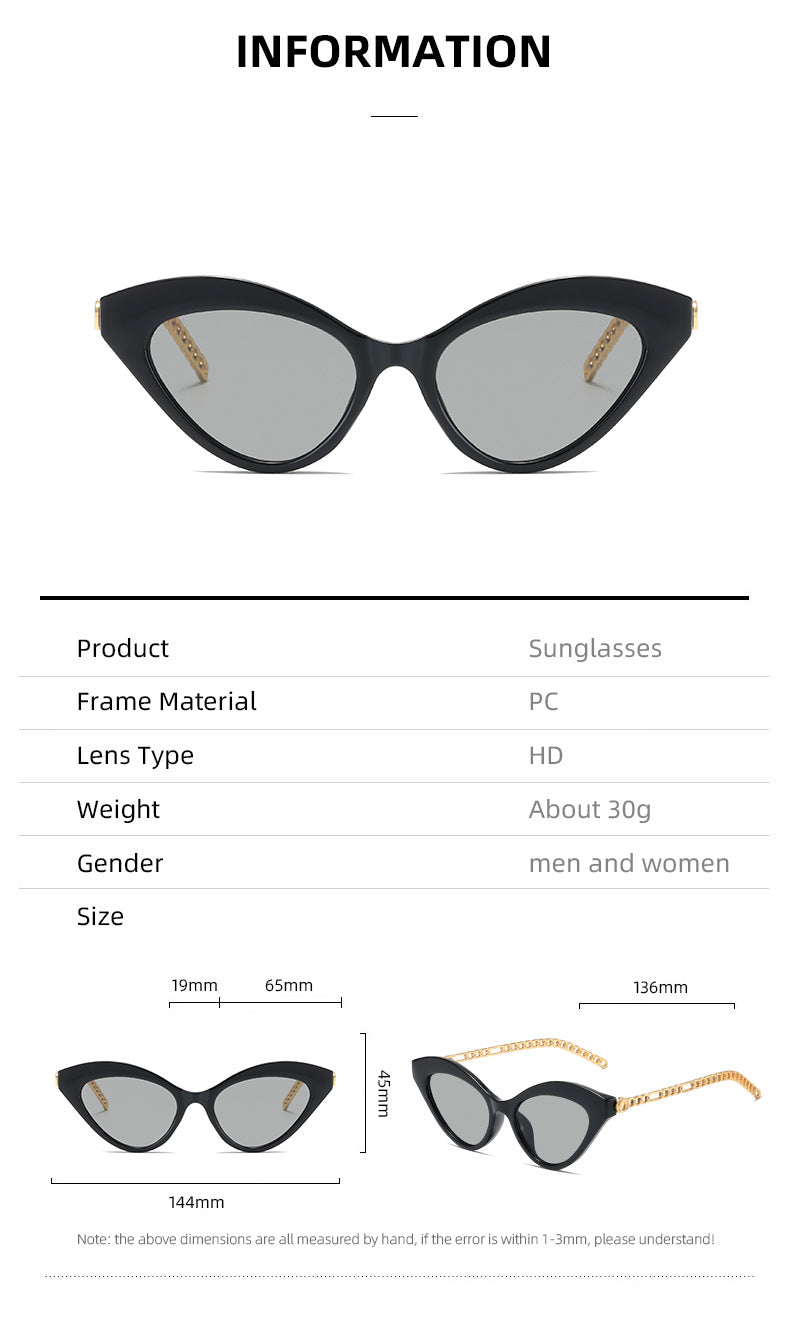 Damen Cat-Eye Sonnenbrille Karnz