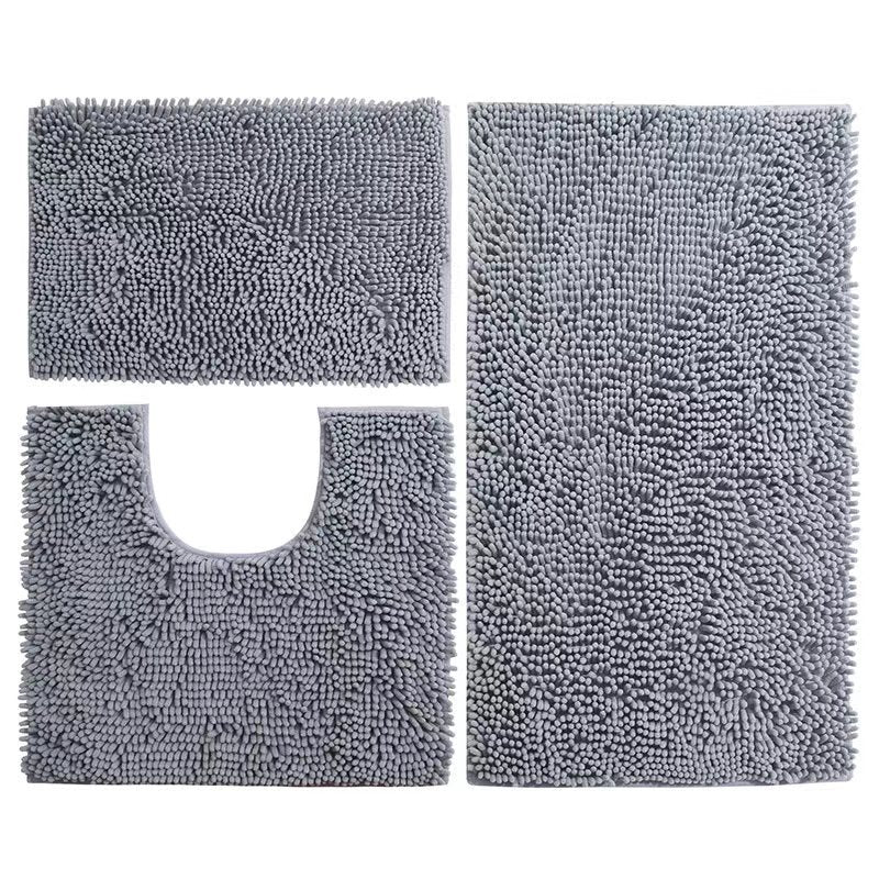 Luxuriöses Mikrofaser-Badezimmermatten-Set Karnz