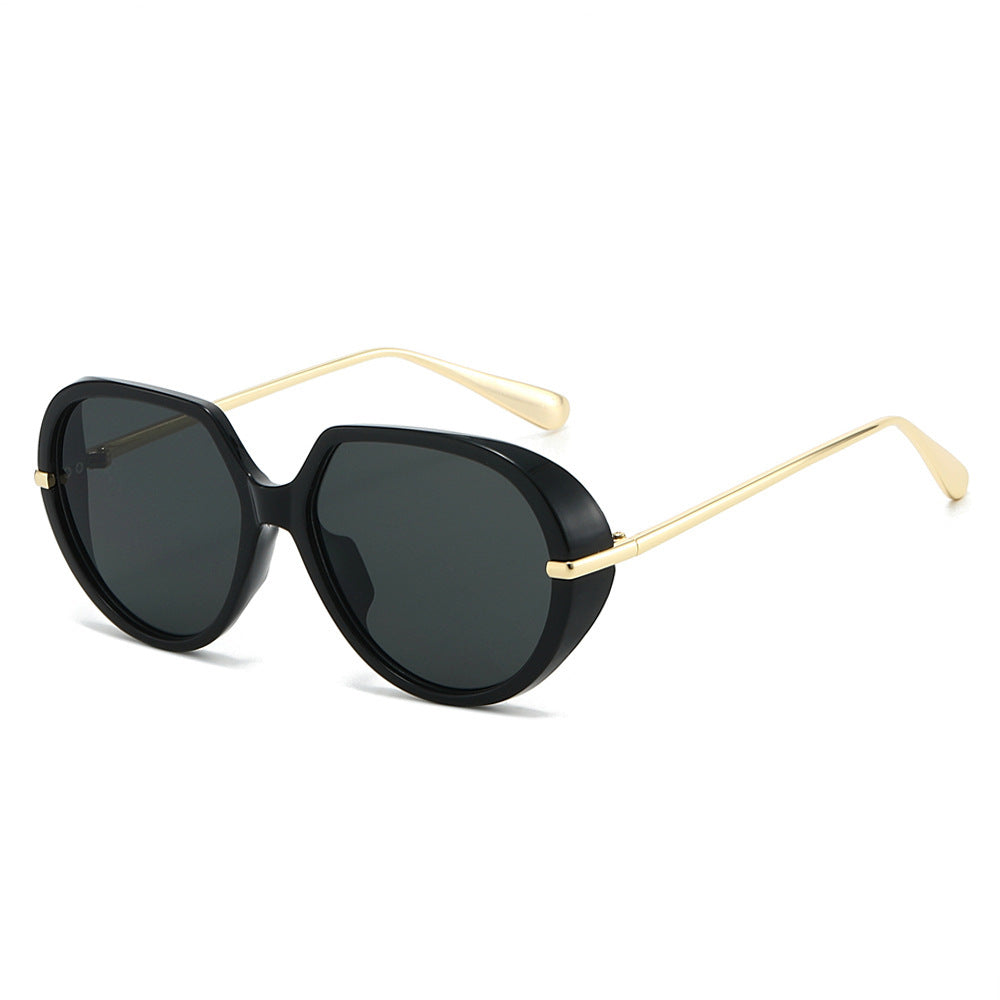 Elegante Übergroße Sonnenbrillen Karnz