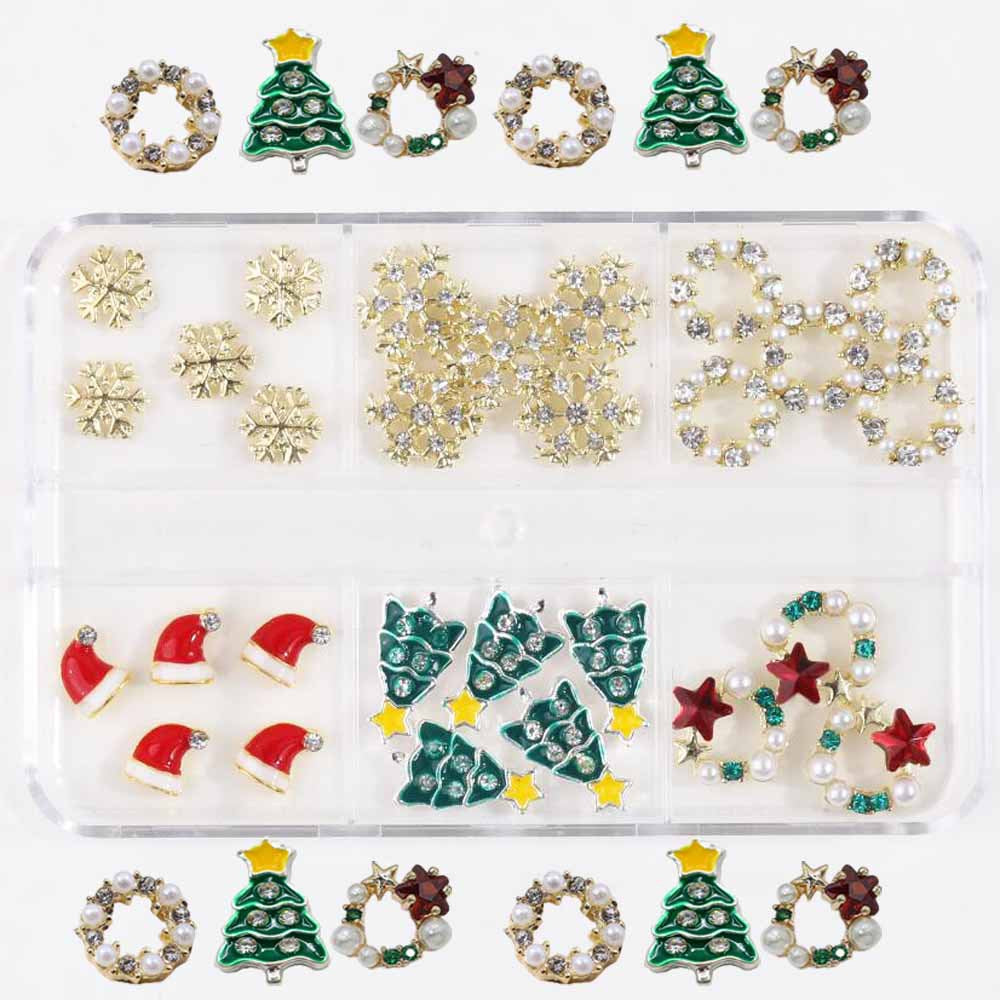 Saisonale Dekorative Nagelkunst Charms