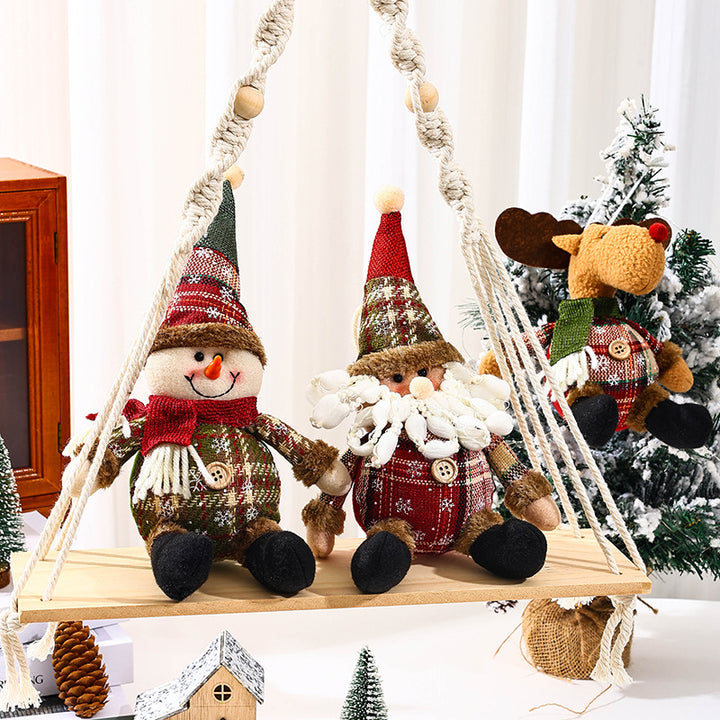 Dekorative Weihnachts-Elchfigur Karnz