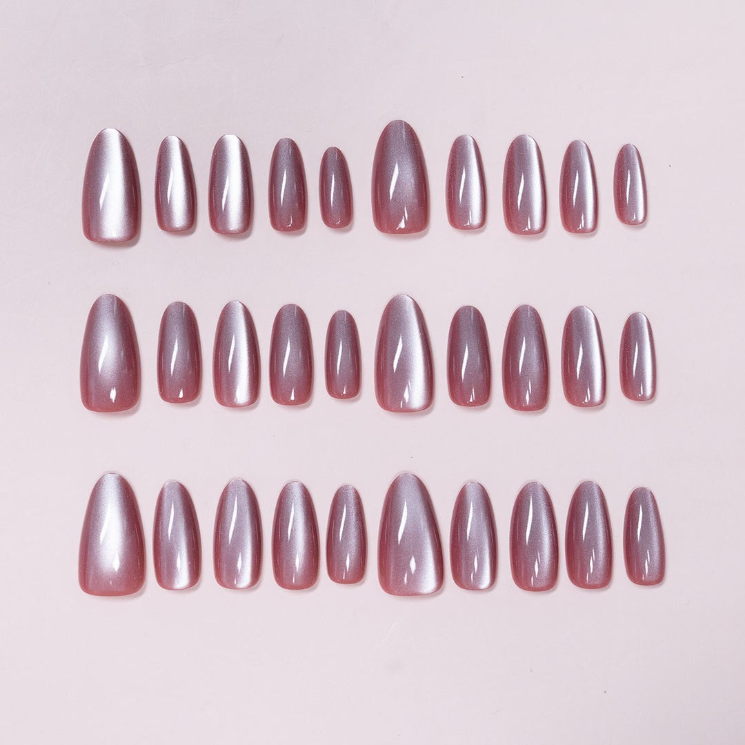 Glänzende Stiletto Press-On Nagelkollektion