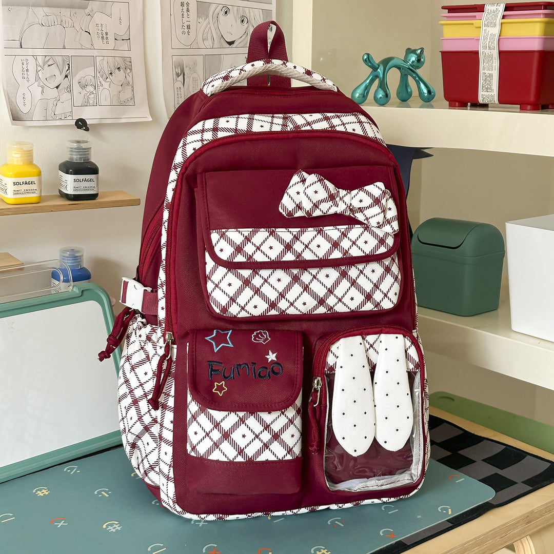Verspielter Bunny Ear Rucksack Karnz