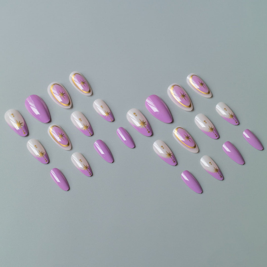 Glamorous Star Motiv Nagelkunst Set