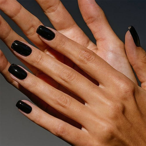 Elegante glänzende Press-On Nagelset Karnz