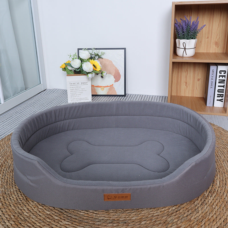 Rundes Plüsch Nest Hundebett