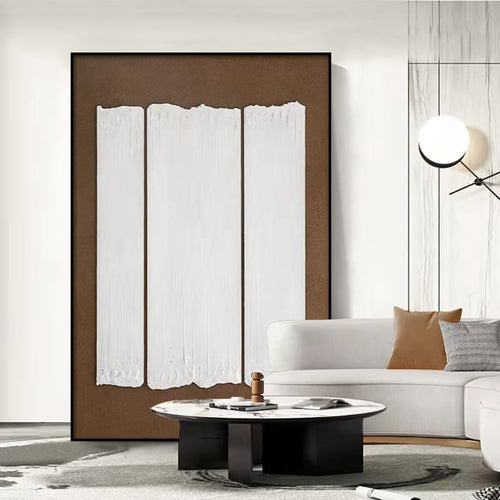 Moderne abstrakte strukturierte Leinwand Wandkunst