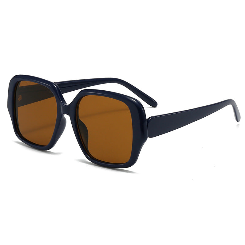Damen modische quadratische Sonnenbrille mit breitem Rahmen Karnz