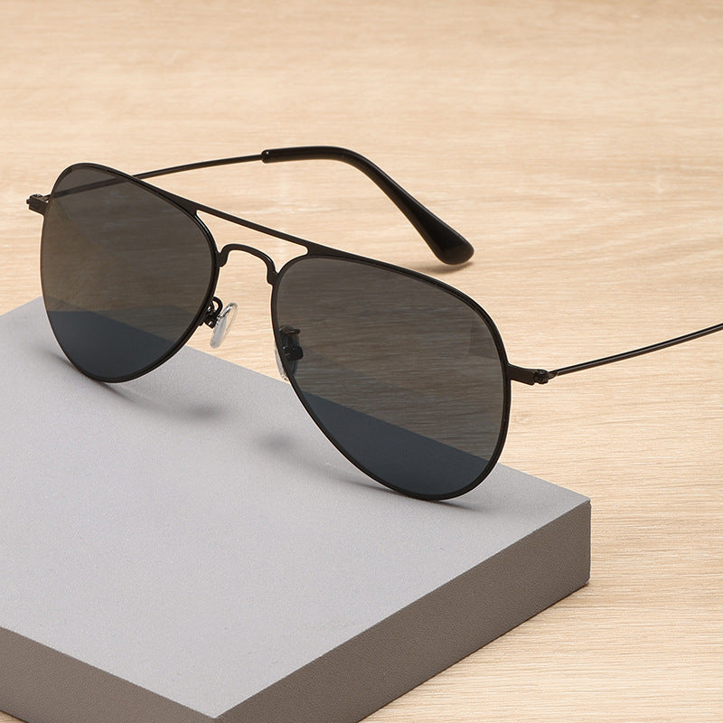 Herren Hochwertige Piloten-Sonnenbrille mit polarisierenden Gläsern Karnz
