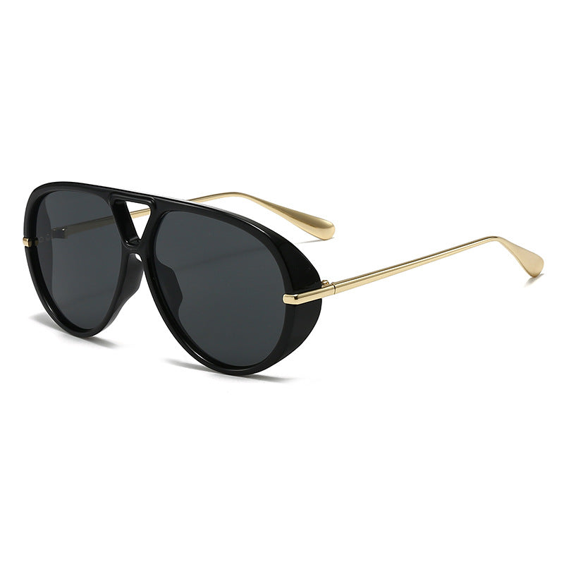 Damen modische oversized Sonnenbrille mit stilvollem Rahmen Karnz