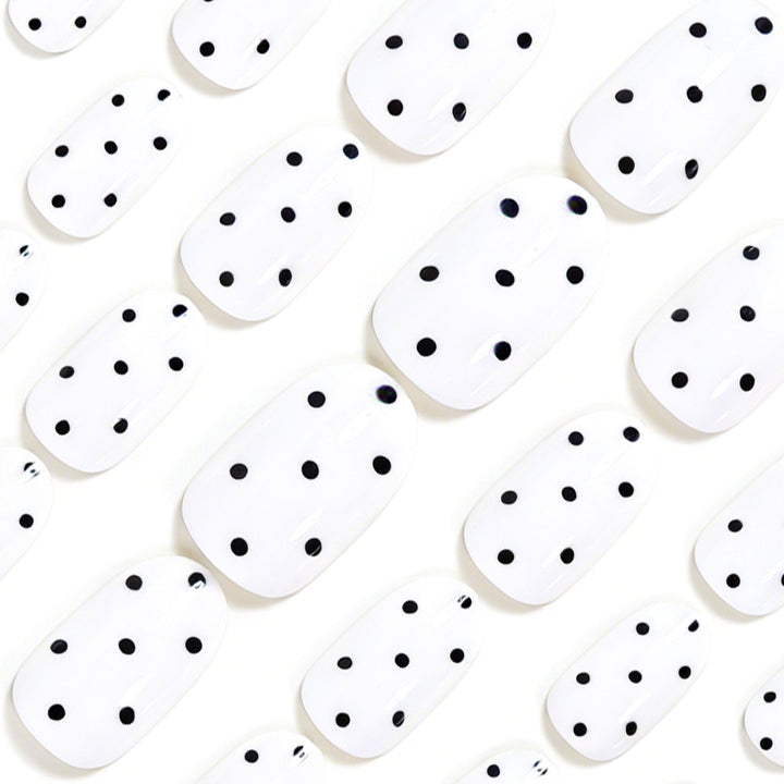 Polka Dot Nagelkunst Wraps Karnz