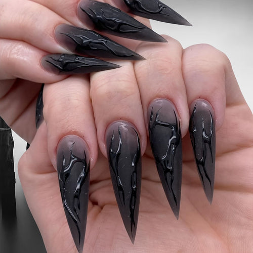Künstlerische Stiletto Nagelkunst Verbesserungen Karnz