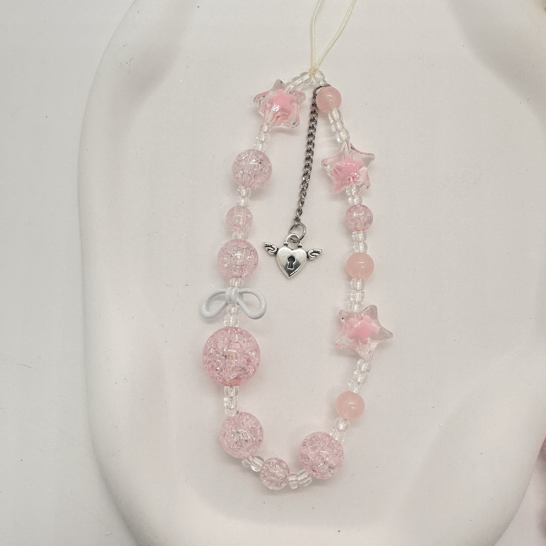 Rhinestone Perlen Charms Halskette Karnz