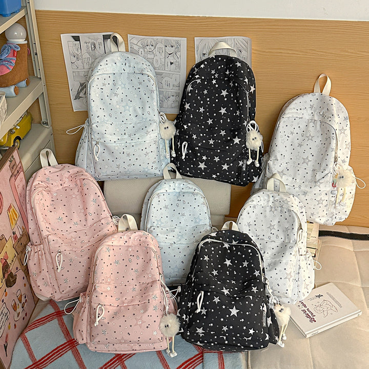 Trendiger Sternmuster-Rucksack Karnz