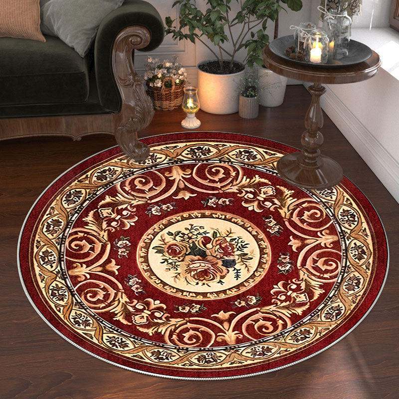 Eleganter runder Teppich