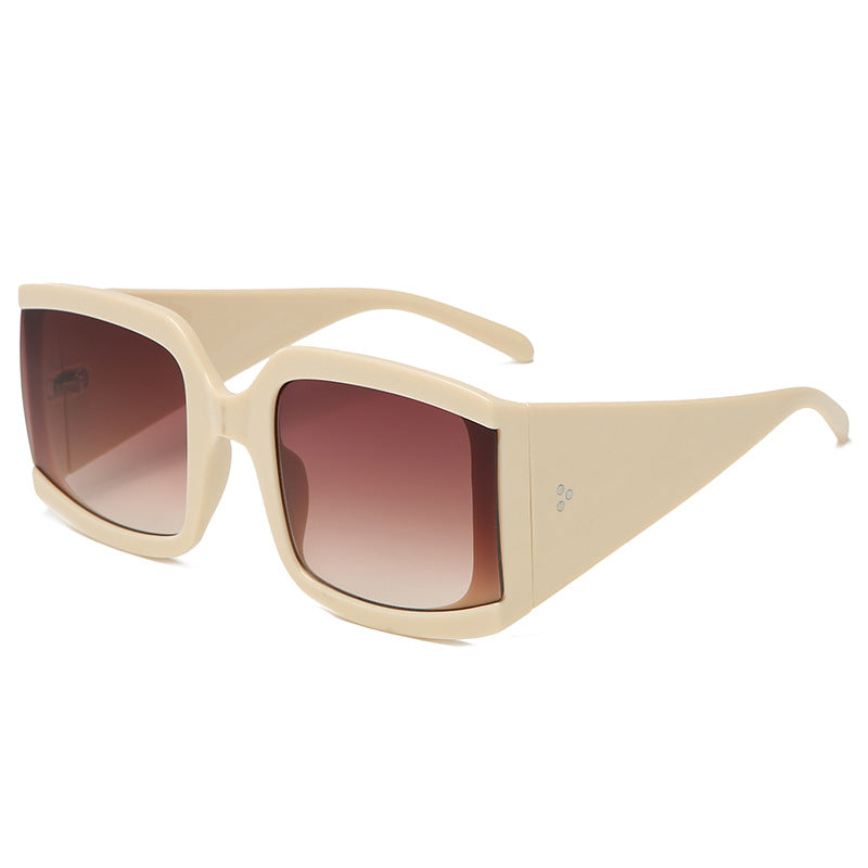 Damen oversized Sonnenbrille im modernen minimalistischen Stil Karnz