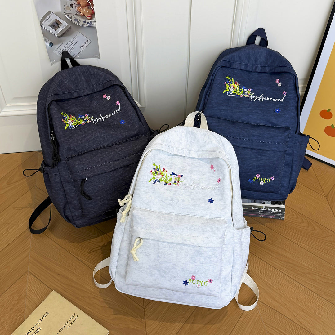 Blumenbestickter Rucksack Karnz 1791206093