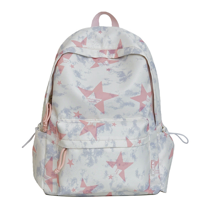 Trendiger Sternenbedruckter Rucksack Karnz