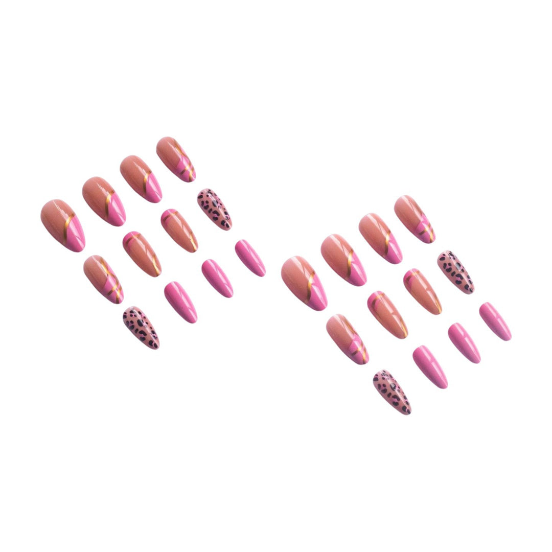 Künstlerisches Nail Art Design Set mit glamourösen metallischen Akzenten