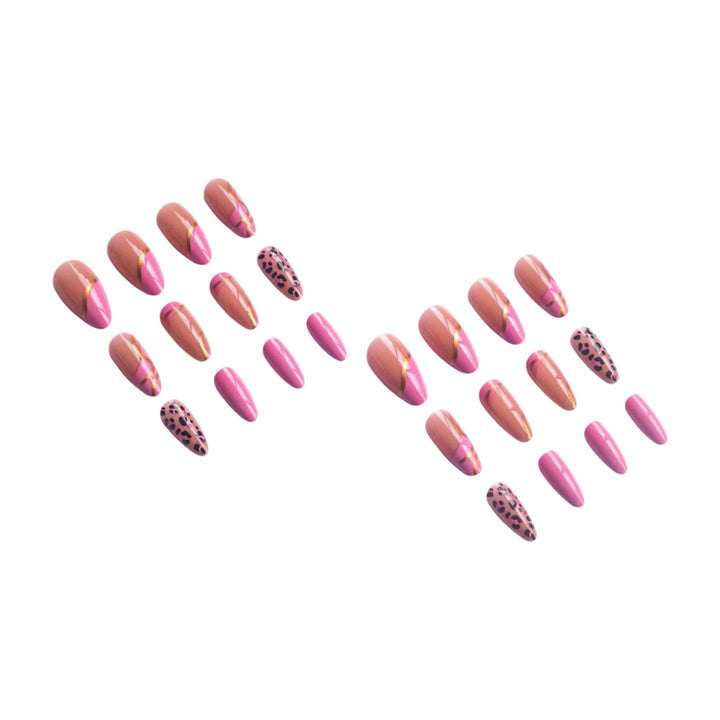 Künstlerisches Nail Art Design Set mit glamourösen metallischen Akzenten
