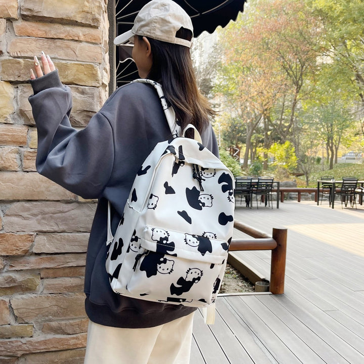 Cartoon-Charakter Druck Rucksack Karnz
