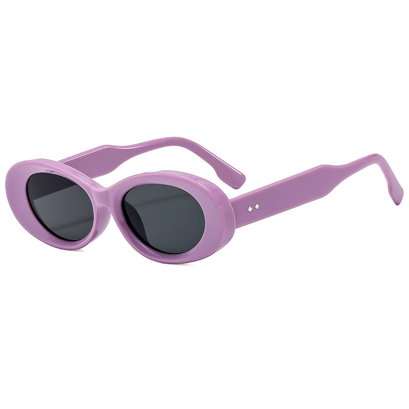 Damen Retro-inspirierte Sonnenbrille im eleganten Ovaldesign Karnz