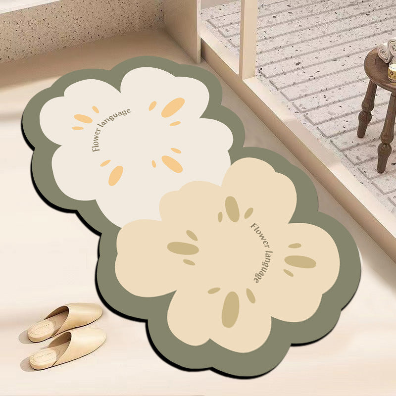 Dekorative blumenförmige Fußmatte Karnz