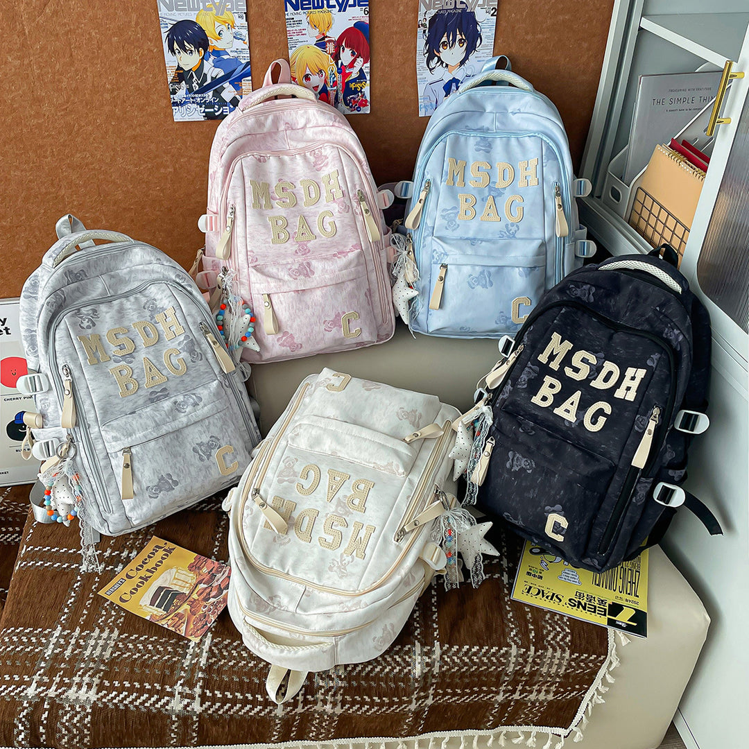 Stylische gestickte lässige Rucksack Karnz 1791205709