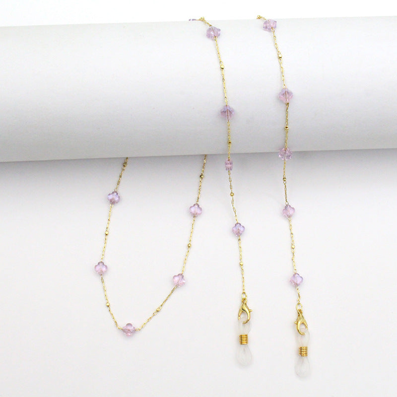 Elegante, kristallgestaltete Brillenband Karnz