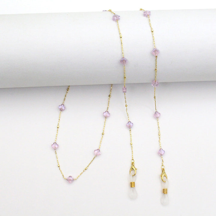 Elegante, kristallgestaltete Brillenband Karnz